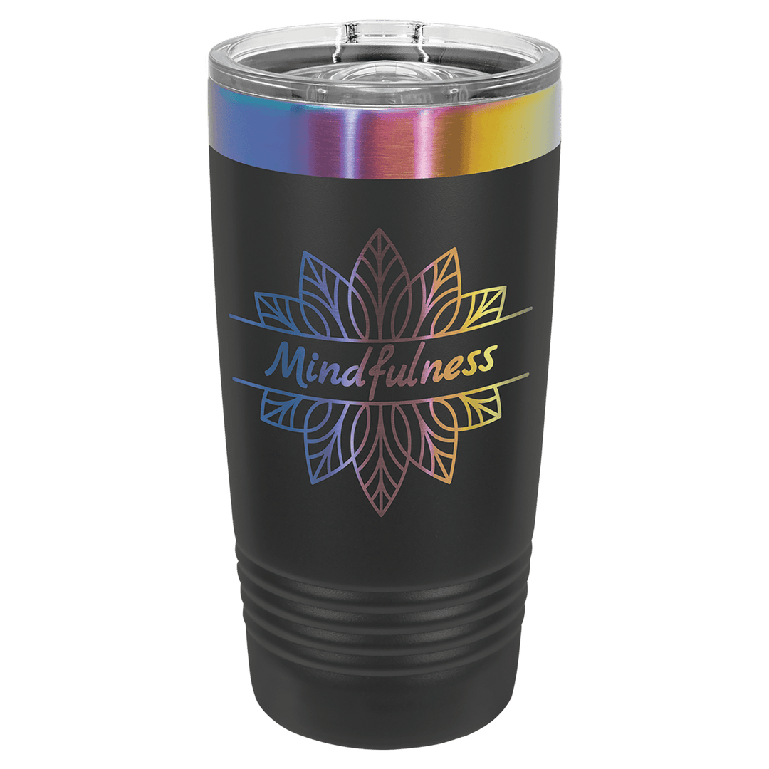 Polar Camel 20 oz ringneck tumbler in Black Prism