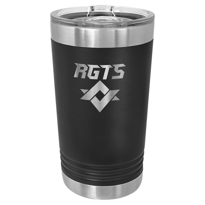 Polar Camel 16 oz pint tumbler in Black