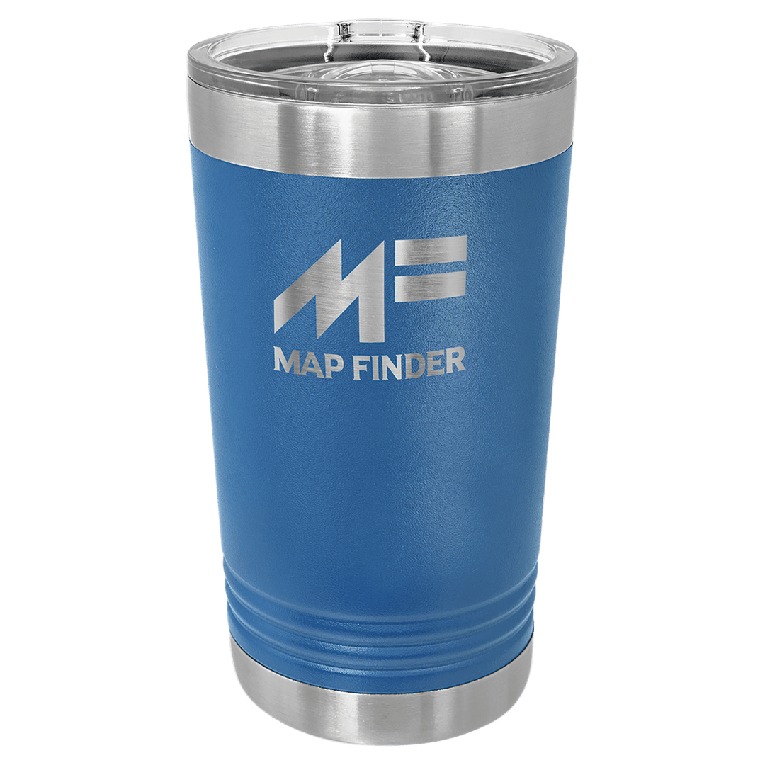 Polar Camel 16 oz pint tumbler in Royal Blue
