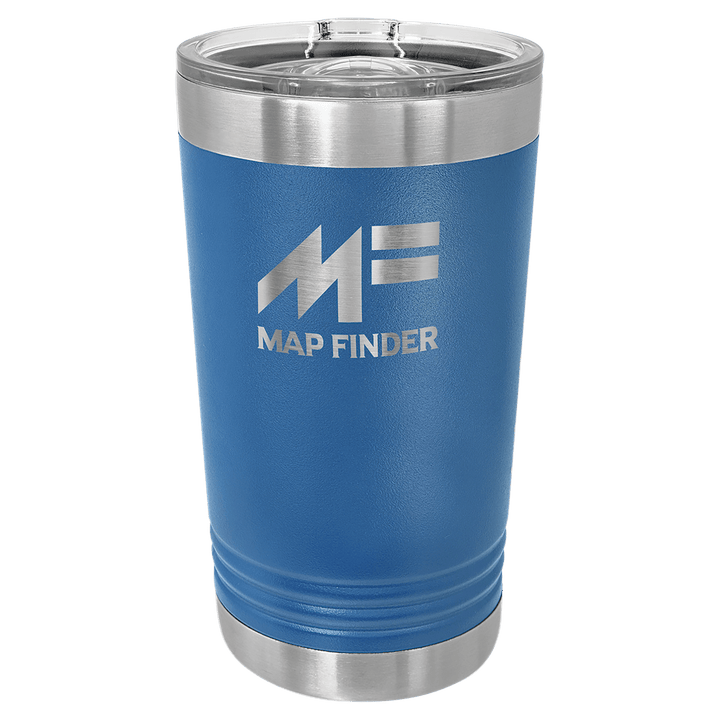 Polar Camel 16 oz pint tumbler in Royal Blue