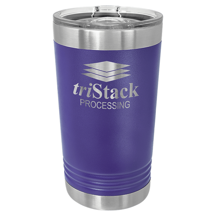 Polar Camel 16 oz pint tumbler in Purple