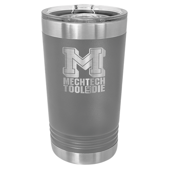 Polar Camel 16 oz pint tumbler in Dark Gray