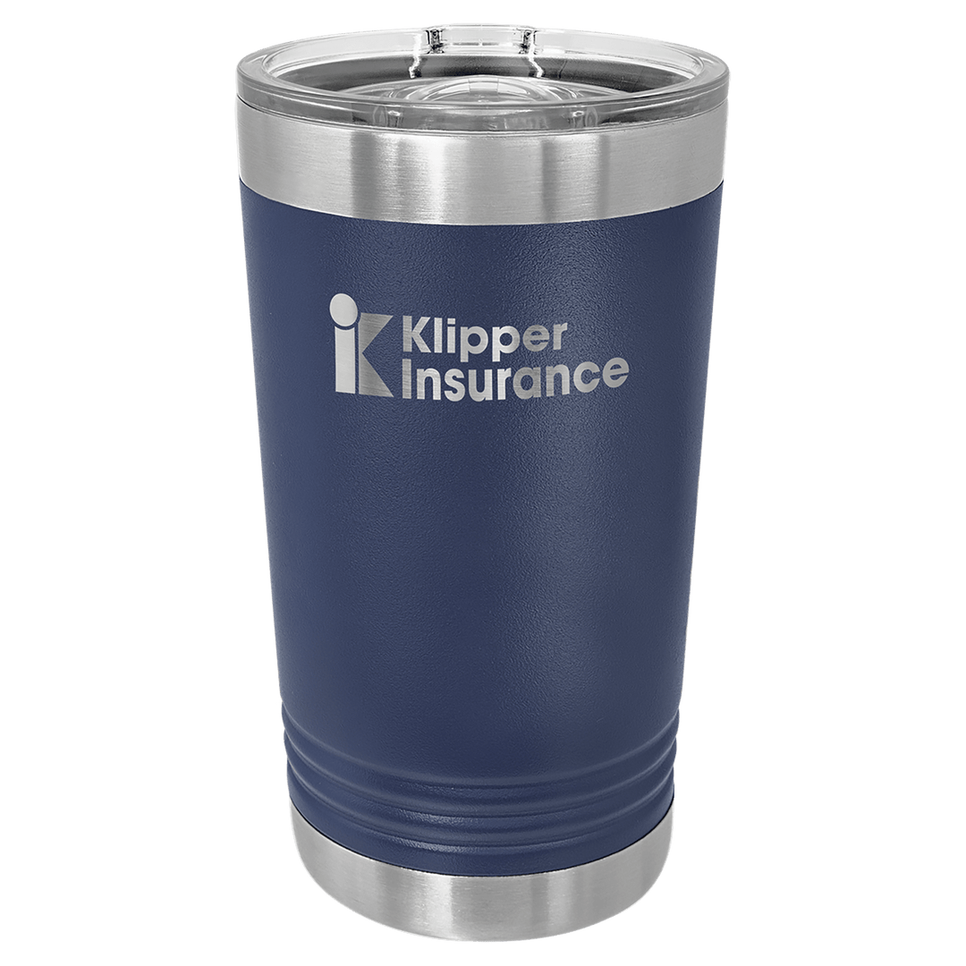 Polar Camel 16 oz pint tumbler in Navy Blue