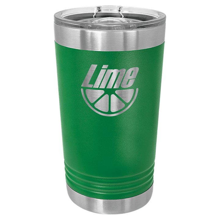 Polar Camel 16 oz pint tumbler in Green