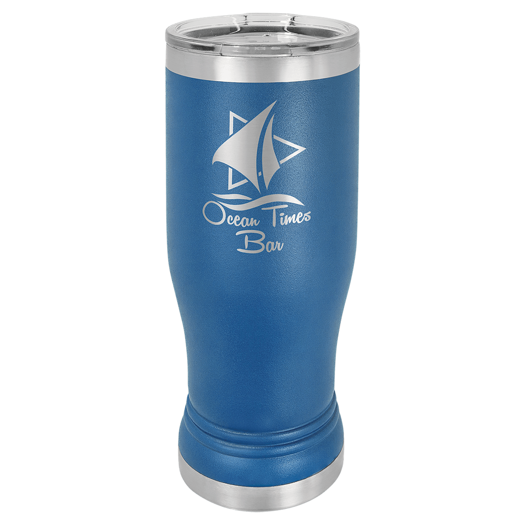 Polar Camel 14 oz pilsner tumbler in Royal Blue