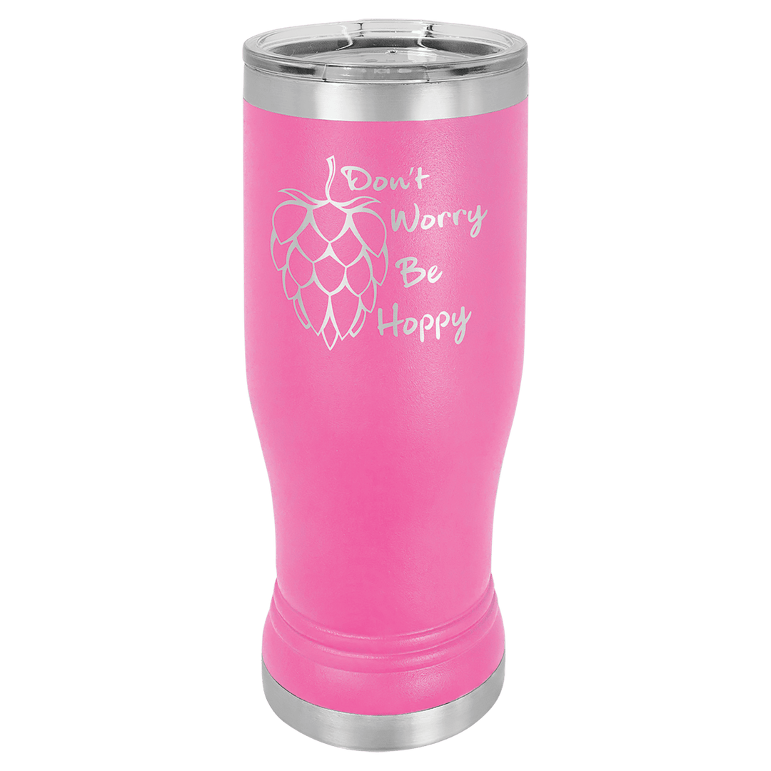 Polar Camel 14 oz pilsner tumbler in Pink