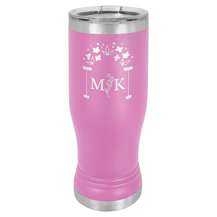 Polar Camel 14 oz pilsner tumbler in Light Purple