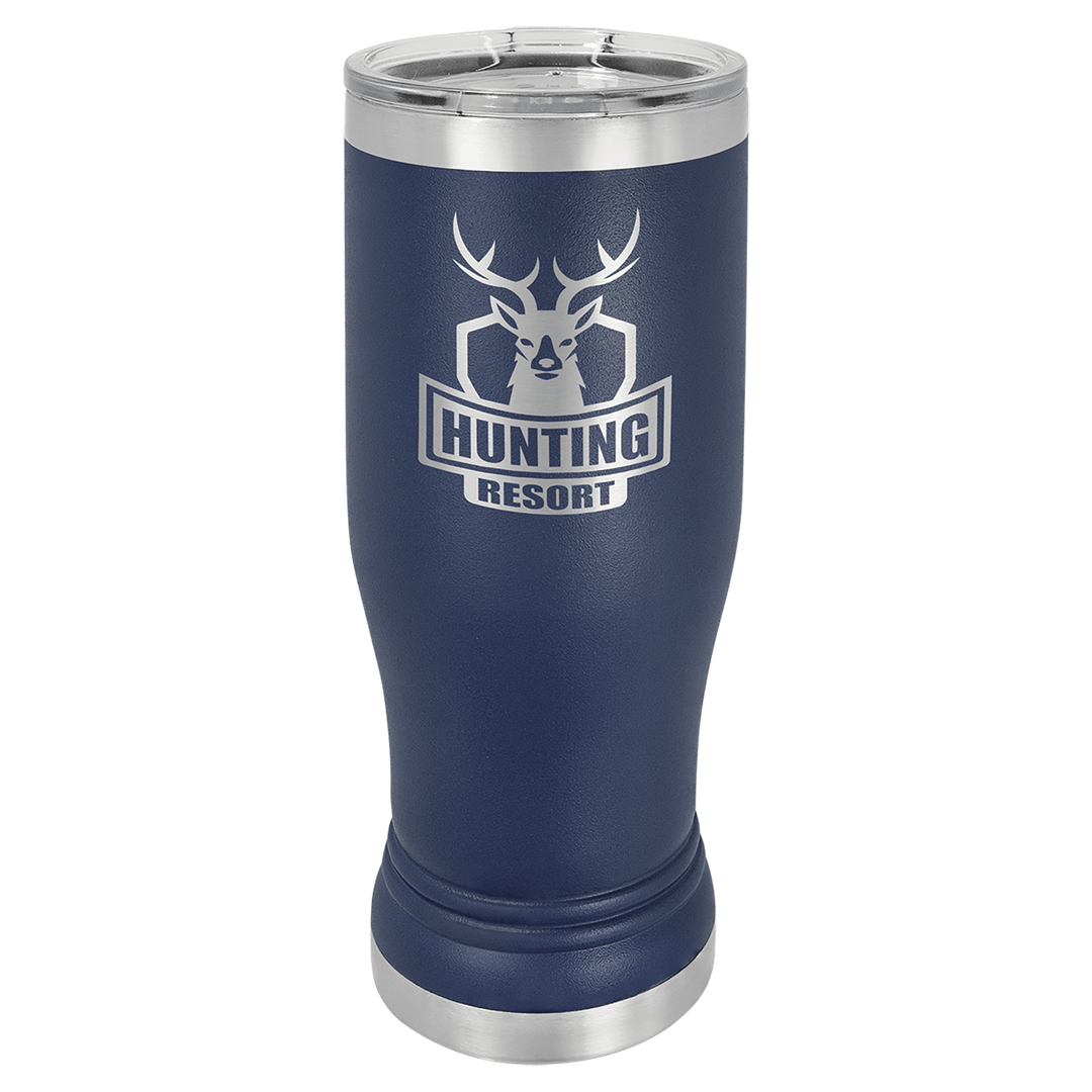 Polar Camel 14 oz pilsner tumbler in Navy Blue