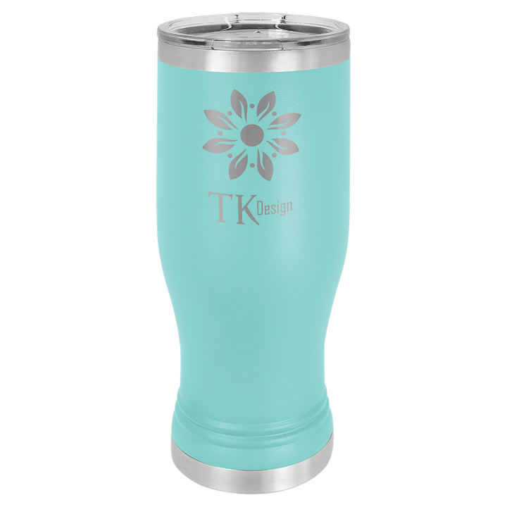Polar Camel 20 oz pilsner tumbler in Teal
