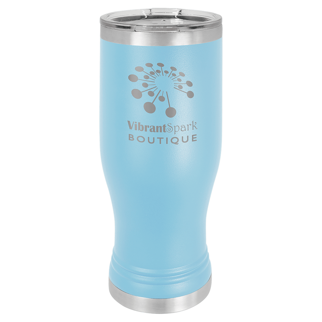 Polar Camel 20 oz pilsner tumbler in Light Blue