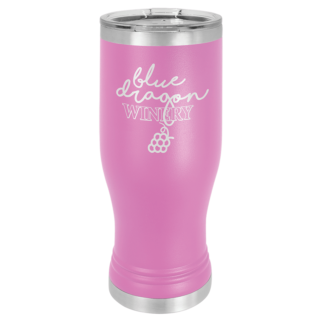 Polar Camel 20 oz pilsner tumbler in Light Purple