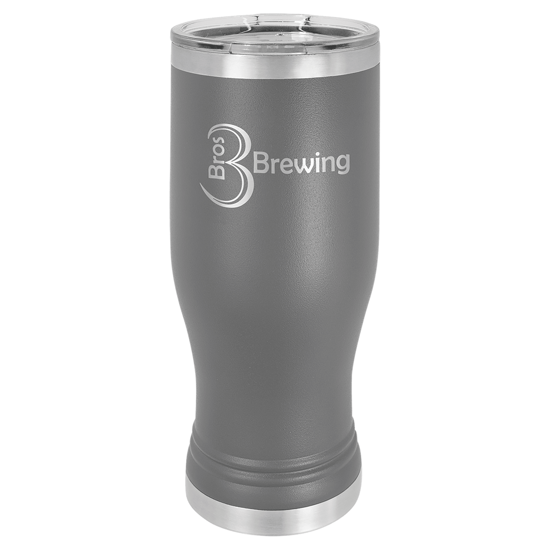 Polar Camel 20 oz pilsner tumbler in Dark Gray