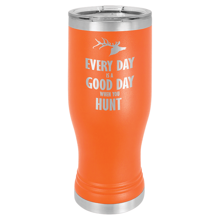 Polar Camel 20 oz pilsner tumbler in Orange