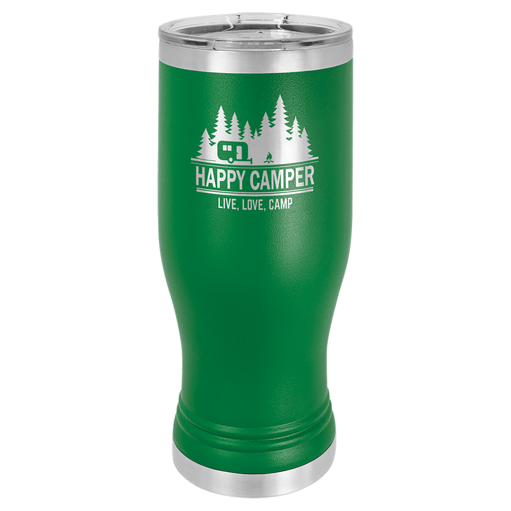 Polar Camel 20 oz pilsner tumbler in Green