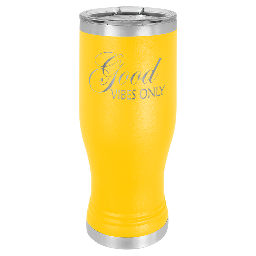 Polar Camel 20 oz pilsner tumbler in Yellow