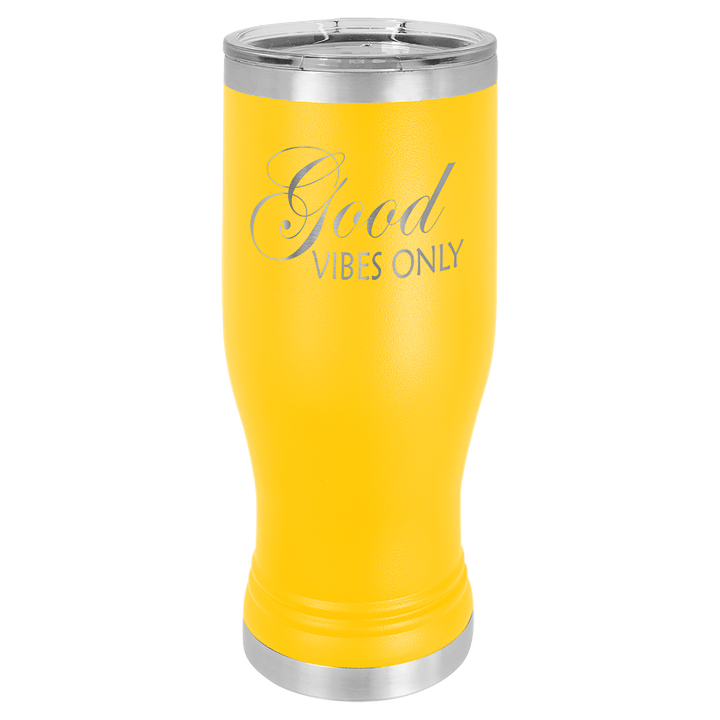 Polar Camel 20 oz pilsner tumbler in Yellow
