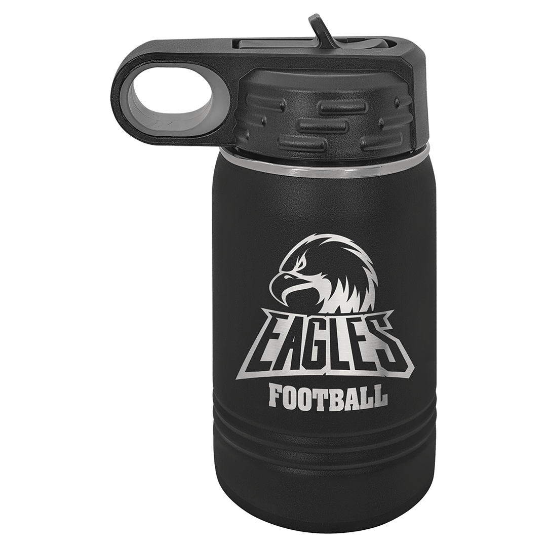 Polar Camel 12 oz water bottle in Black