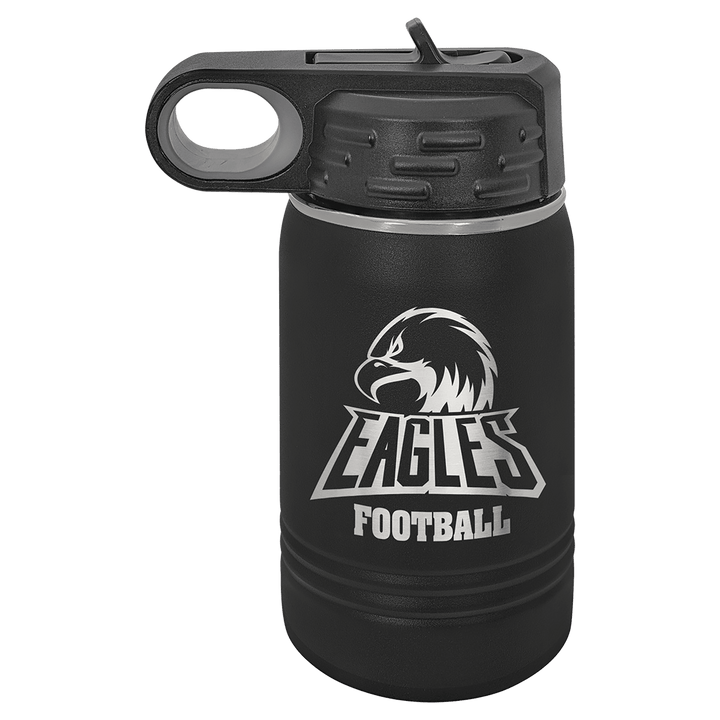 Polar Camel 12 oz water bottle in Black