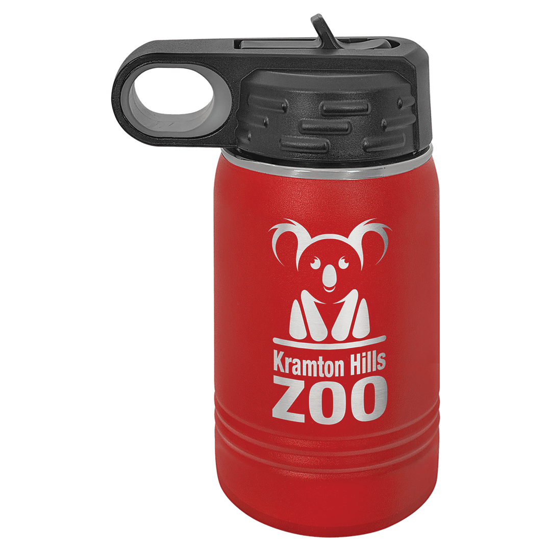 Polar Camel 12 oz water bottle in Red