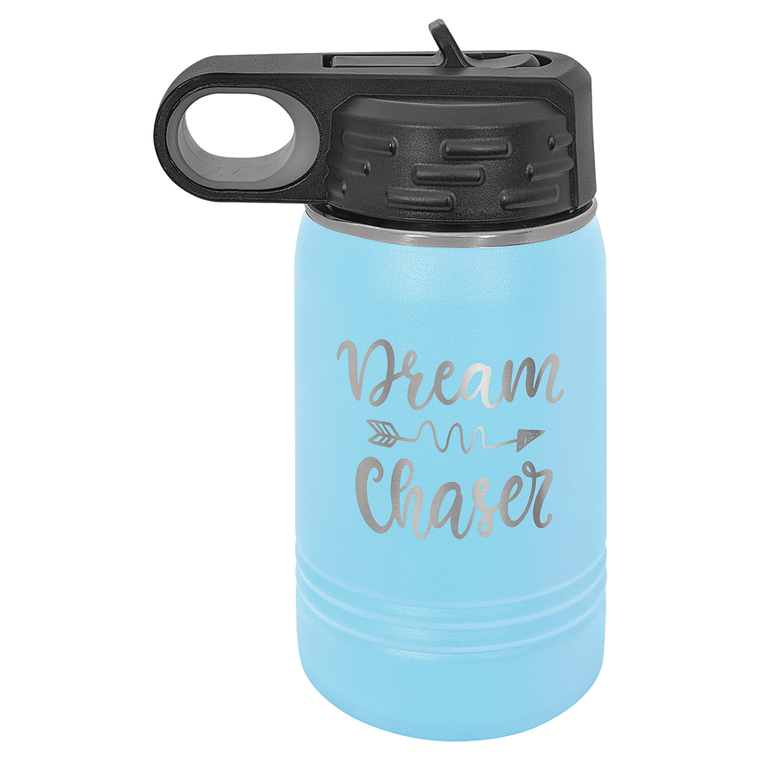 Polar Camel 12 oz water bottle in Light Blue