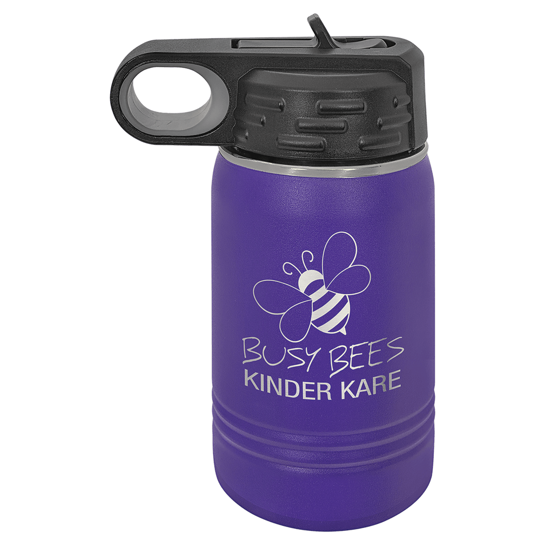 Polar Camel 12 oz water bottle in Purple