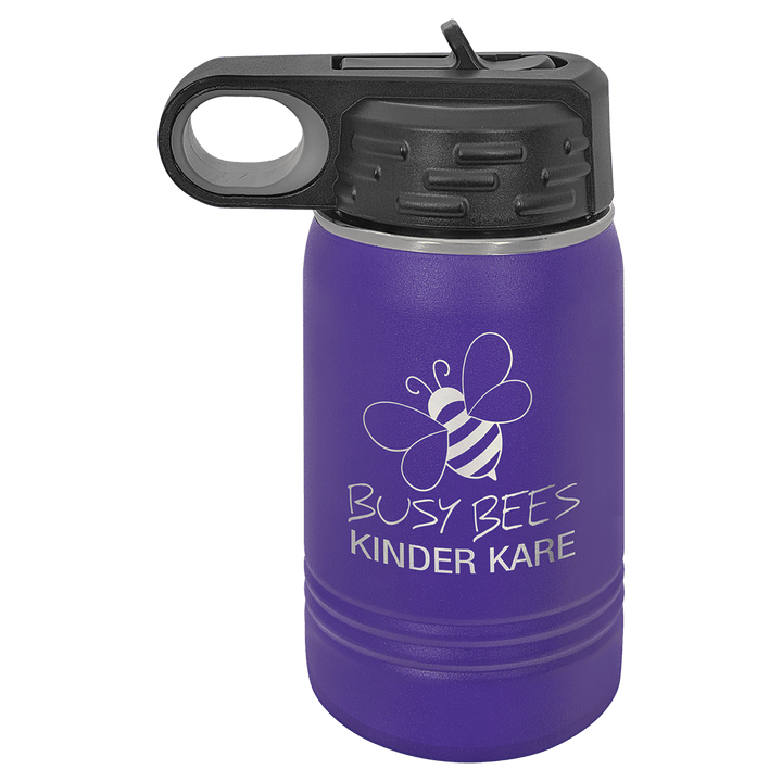 Polar Camel 12 oz water bottle in Purple