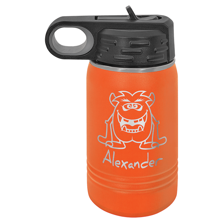 Polar Camel 12 oz water bottle in Orange