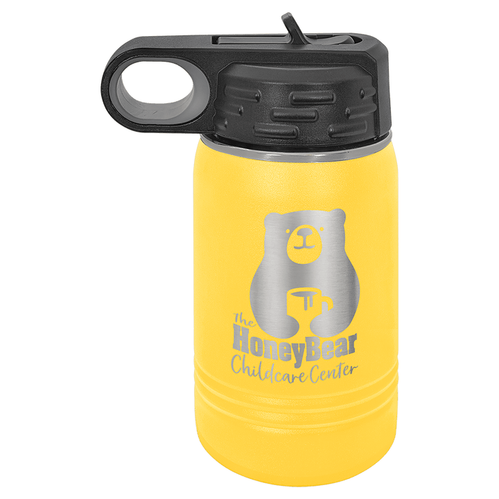 Polar Camel 12 oz water bottle in Yellow