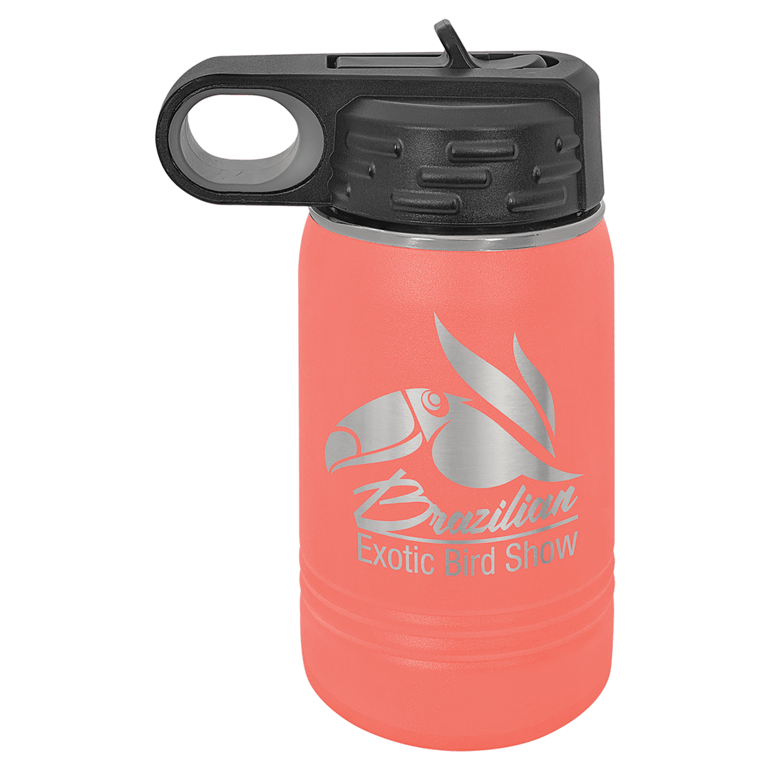 Polar Camel 12 oz water bottle in Coral