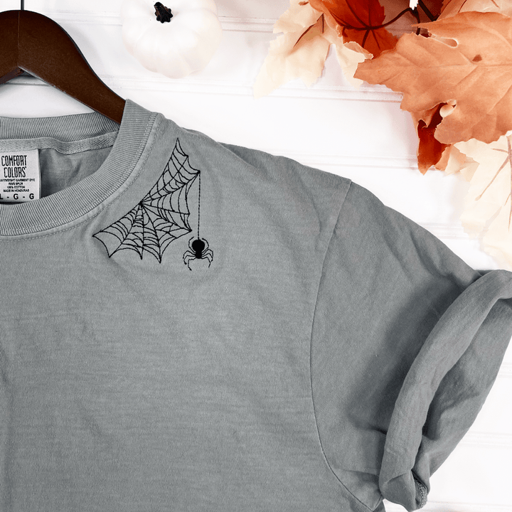 Halloween Spiderweb Comfort Colors T-Shirt