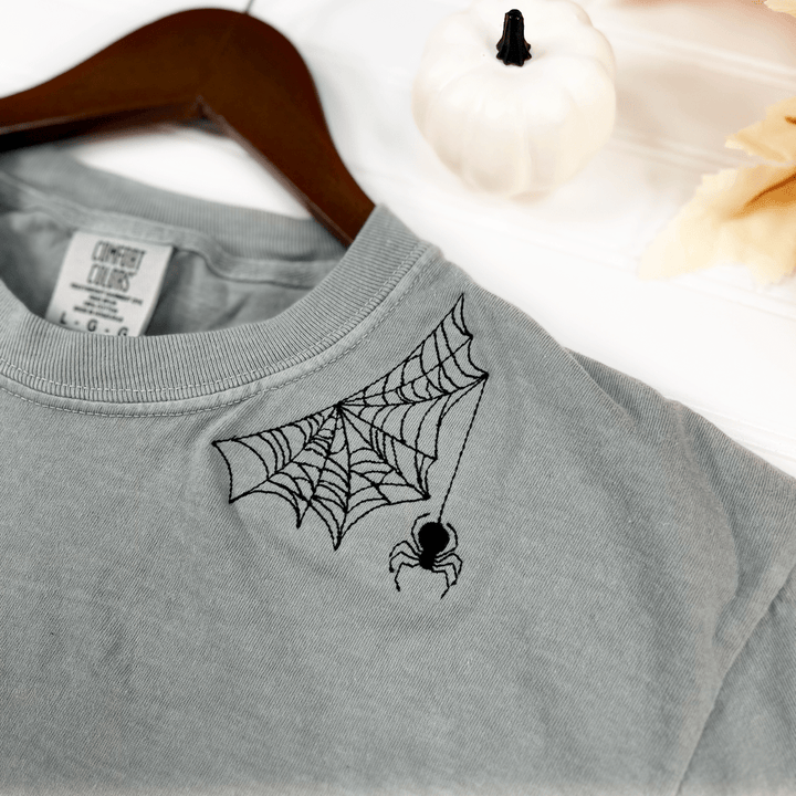 Halloween Spiderweb Comfort Colors T-Shirt