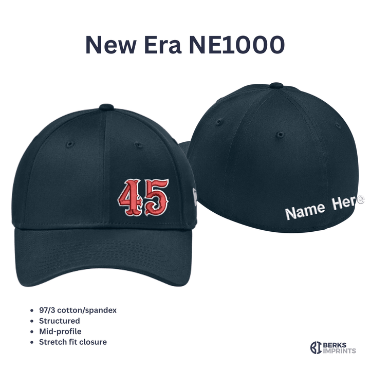 Custom Fire Department Number Embroidered Hat
