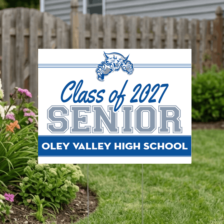 Oley Valley senior yard sign