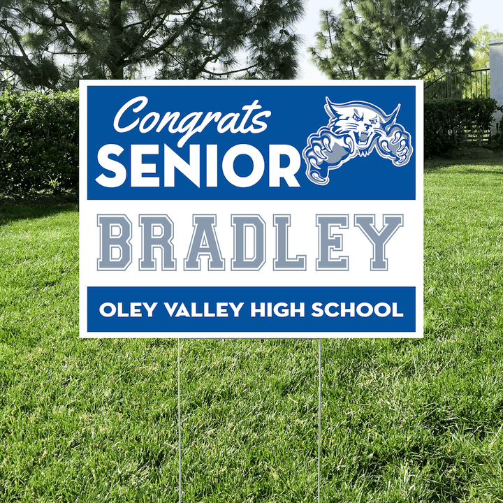 Oley Valley senior yard sign
