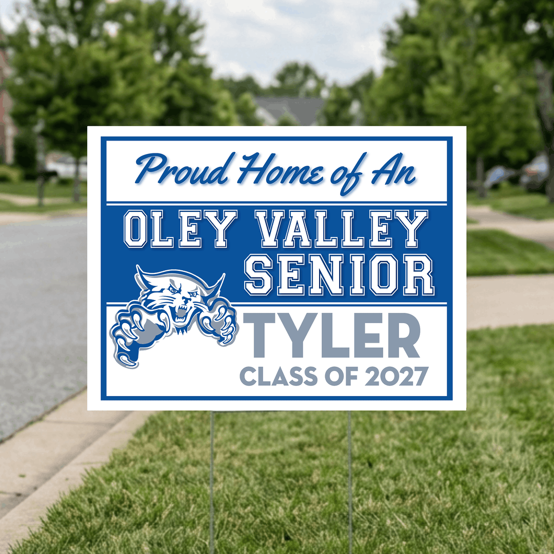 Oley Valley senior yard sign