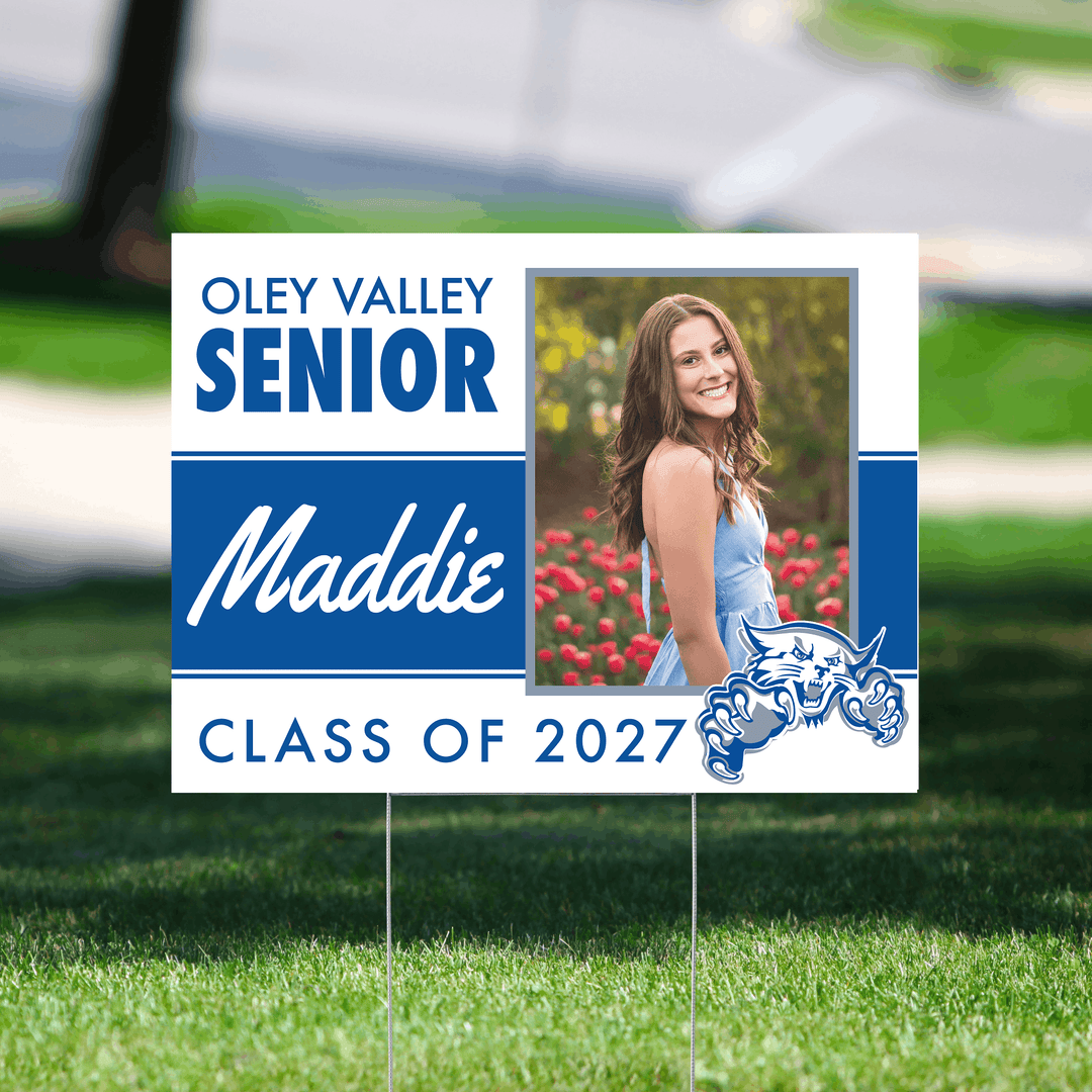 Oley Valley senior yard sign