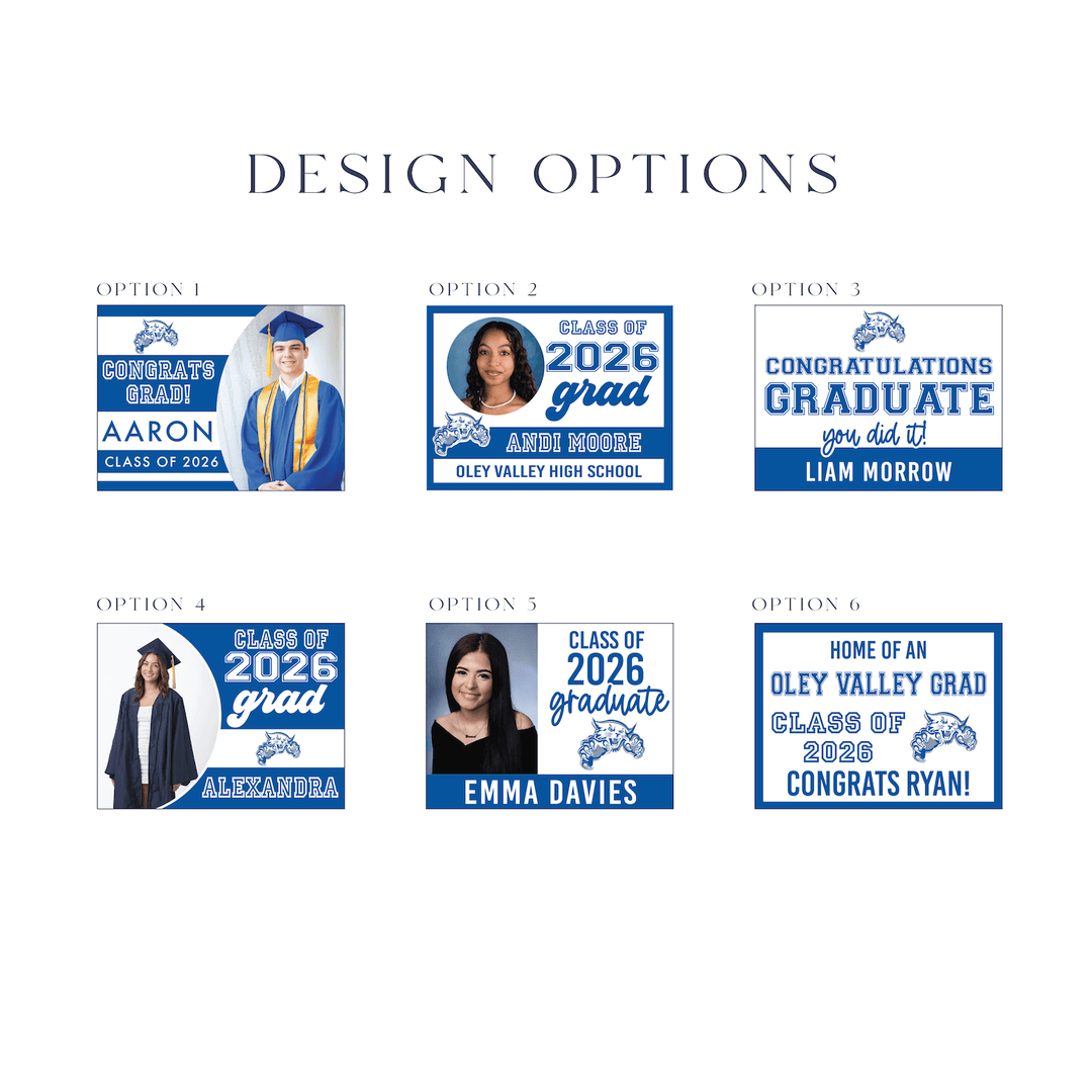 Class of 2026 Oley Valley Graduate Yard Signs