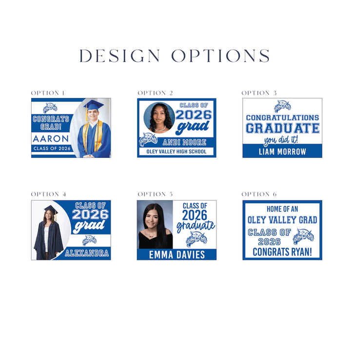Class of 2026 Oley Valley Graduate Yard Signs