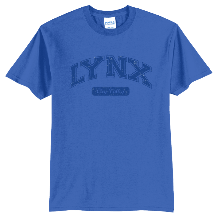 Oley Valley Lynx Vintage Varsity T-Shirt | Retro Collegiate Spirit Tee