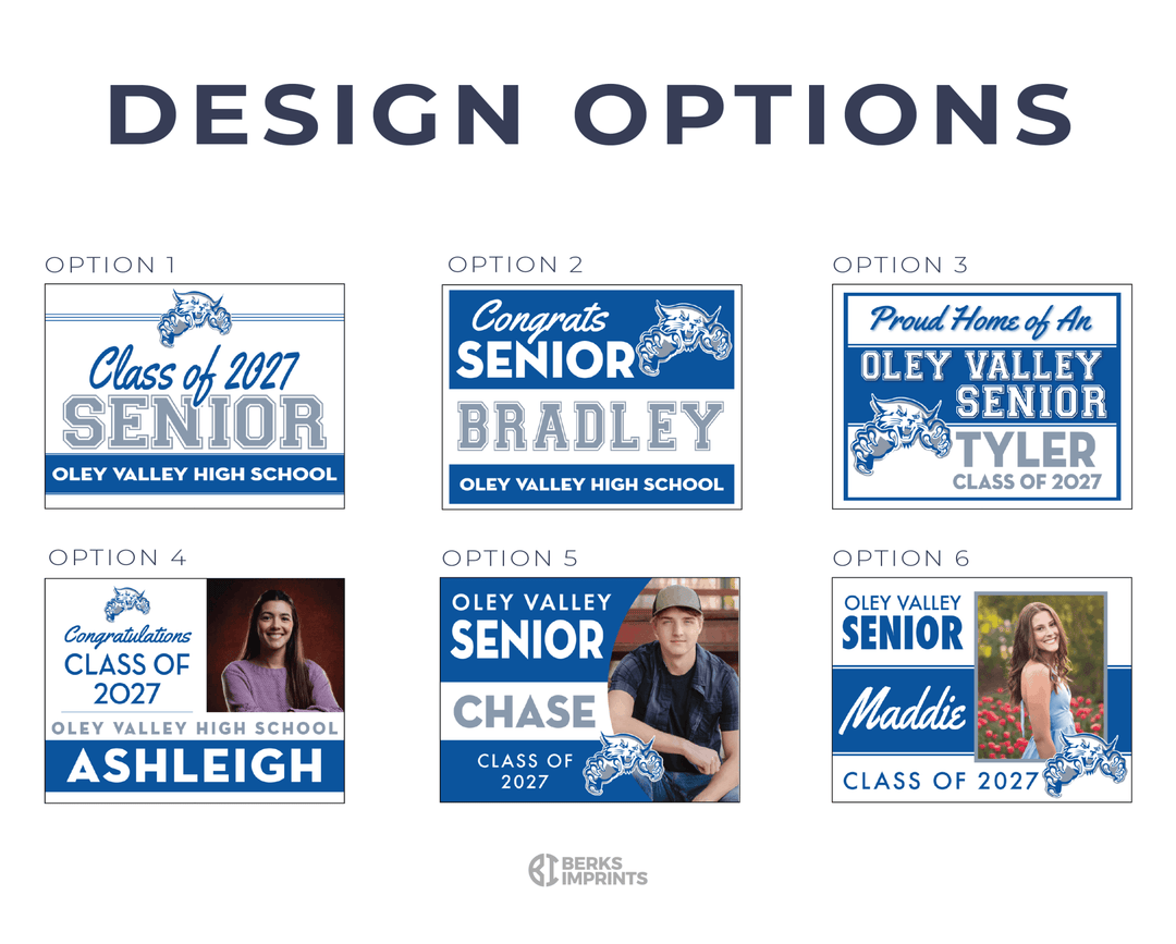 Oley Valley senior yard sign