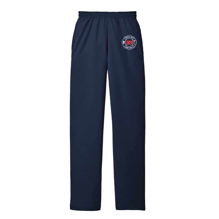 Port & Co Core Fleece Open Bottom Sweatpants Embroidered Maltese  with Pockets