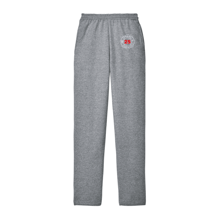Port & Co Core Fleece Open Bottom Sweatpants Embroidered Maltese  with Pockets