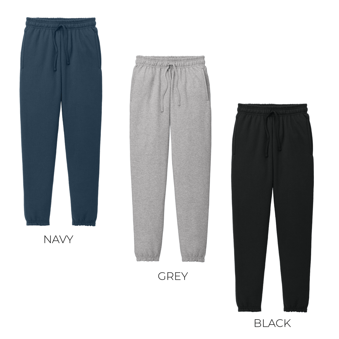 Port & Co Core Fleece Sweatpants Embroidered Maltese with Pockets