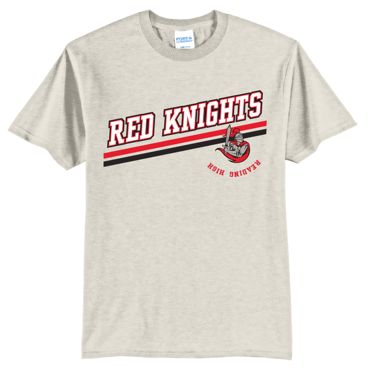 Reading Red Knights Varsity Stripe T-Shirt | School Spirit Tee