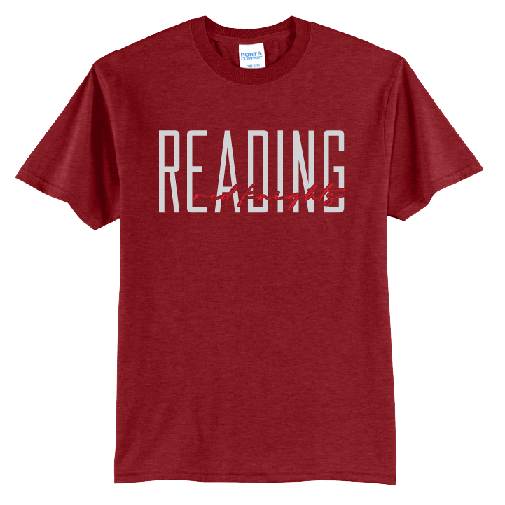 Reading Red Knights Script T-Shirt | School Spirit Tee