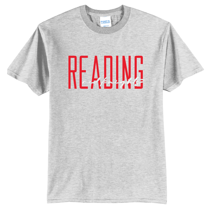 Reading Red Knights Tee | Modern Type School Spirit Shirt