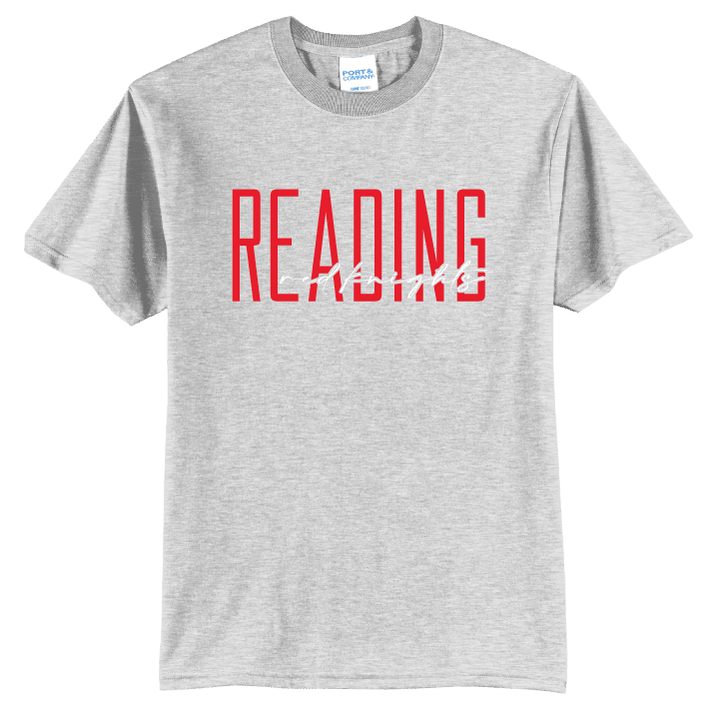 Reading Red Knights Tee | Modern Type School Spirit Shirt