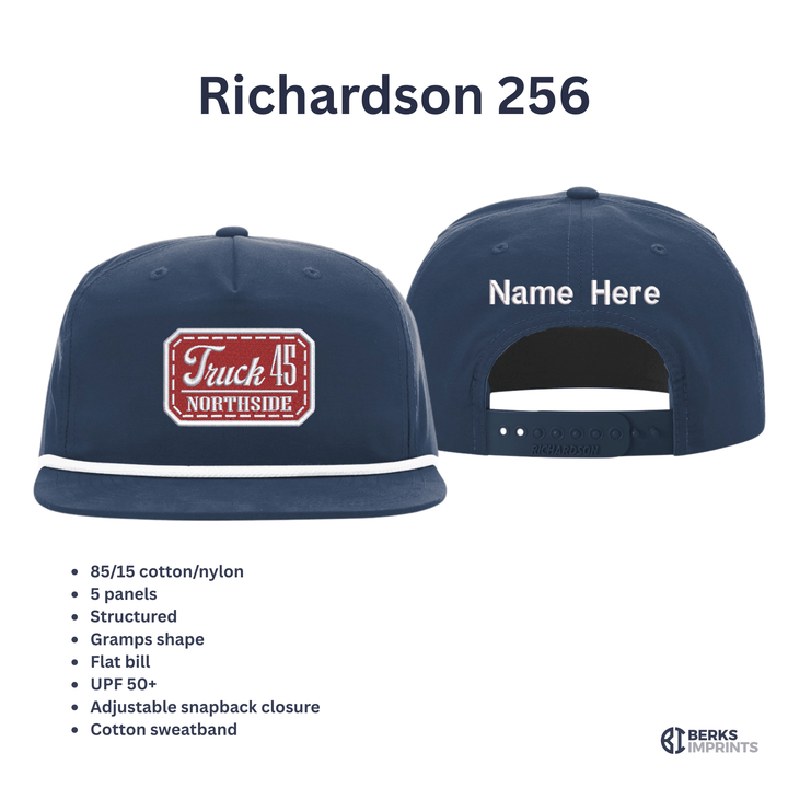 Apparatus Passport Patch Hat – Personalized Fire Department Trucker
