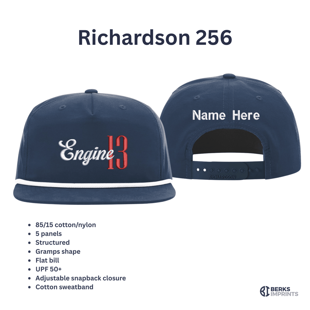 Apparatus Script Fire Department Hat