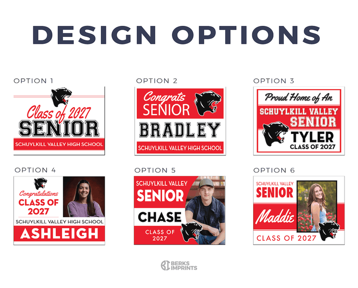 Class of 2027 Schuylkill Valley Senior Yard Signs